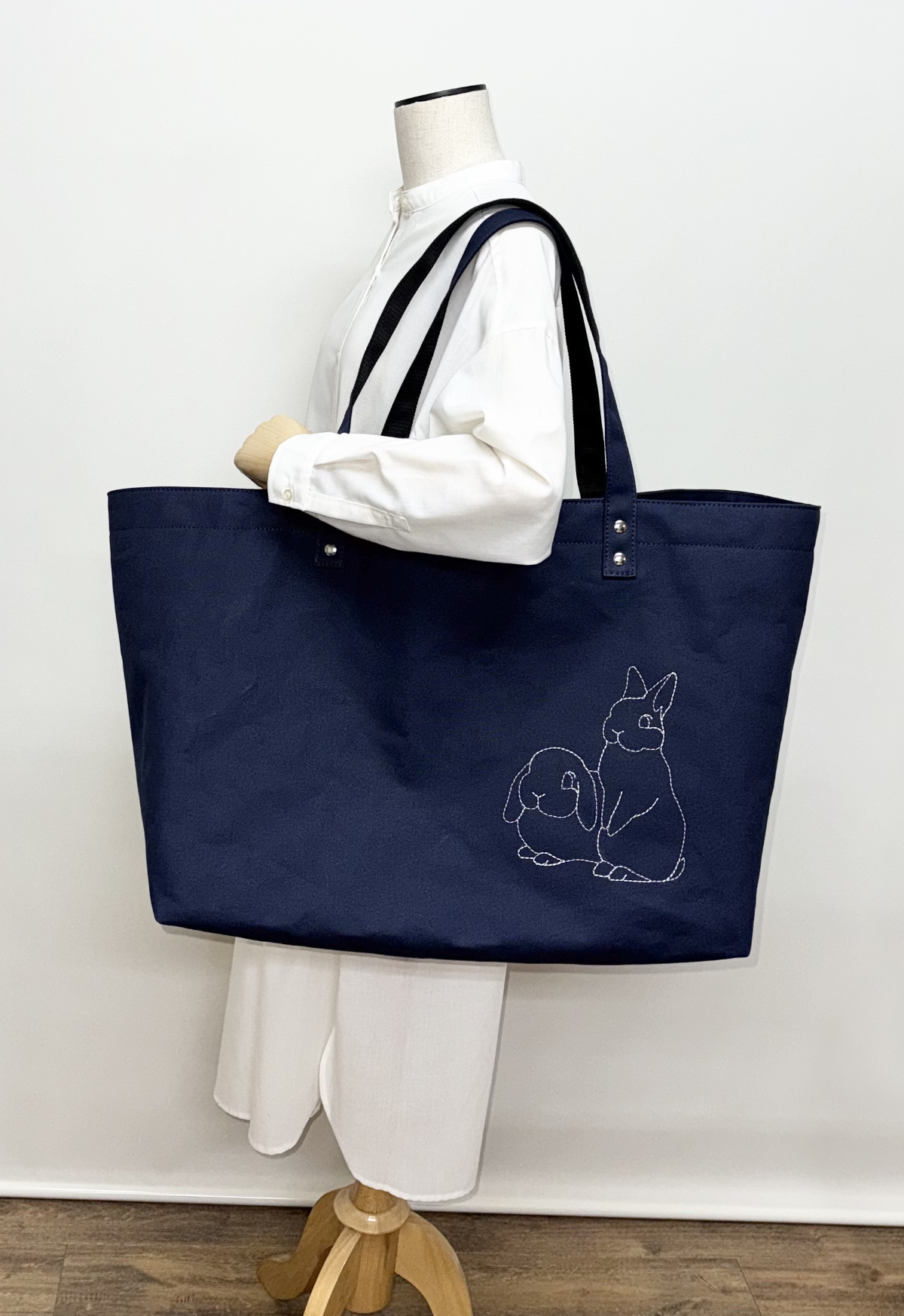 キャリー用トート（冬用・LL・ネイビー）