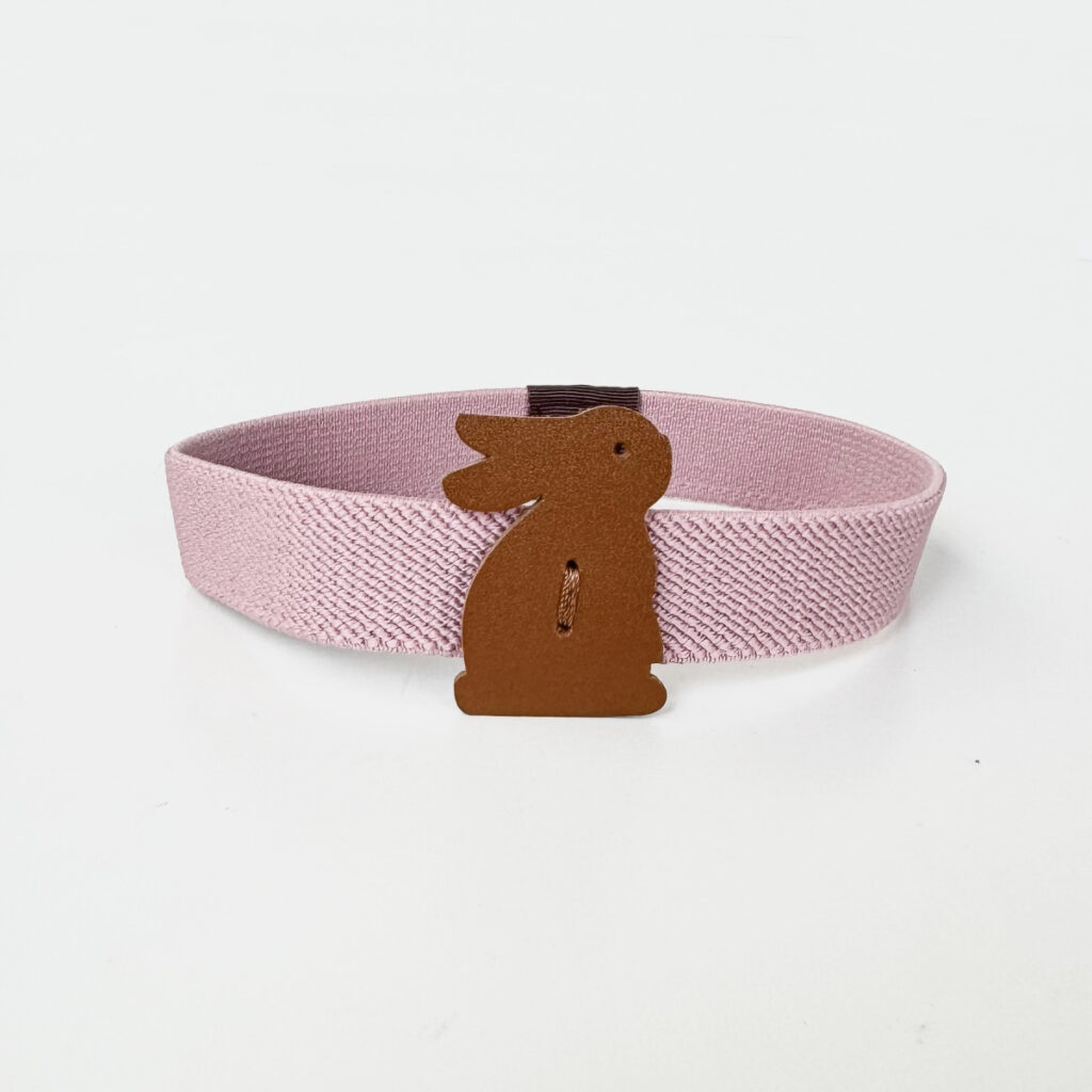 お揃いランチベルトMLセット（ローズ×茶） - うさぎのバッグ工房 RABBIT MOTIF(ラビットモチーフ)