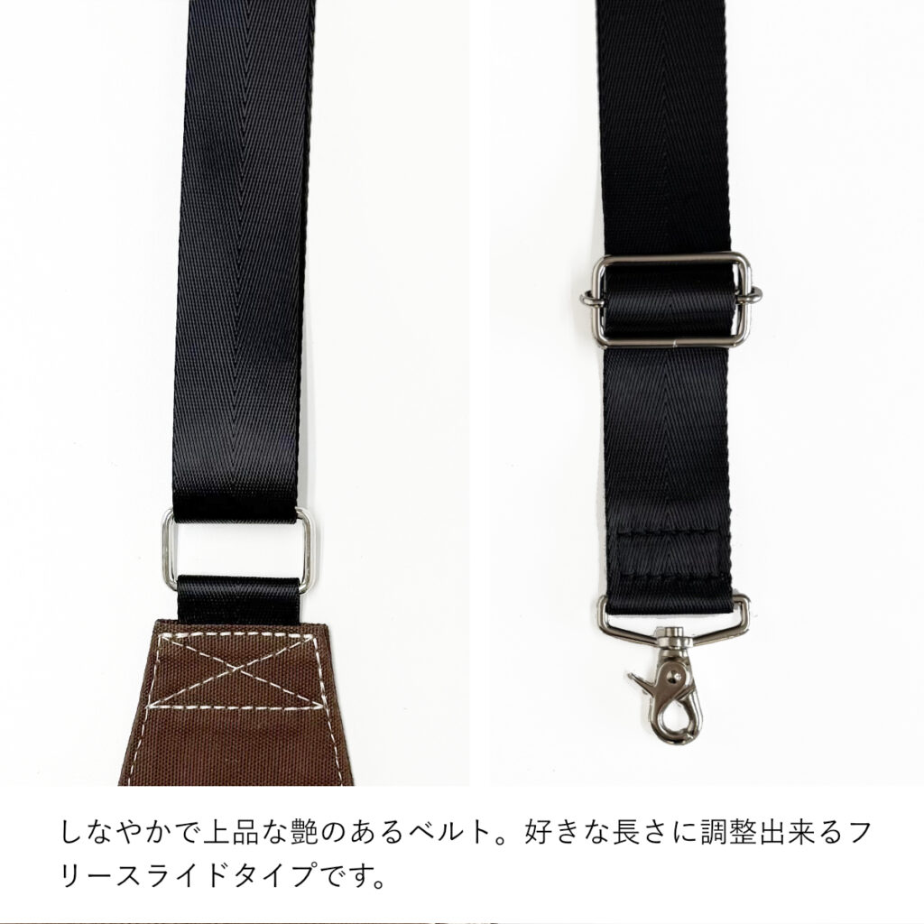 うさぎのボディバッグ（たち耳・茶2） - うさぎのバッグ工房 RABBIT MOTIF(ラビットモチーフ)